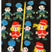 14 Vintage Adorable Christmas Ornaments 6” Handmade Girl & Boy Elves Japan -5k