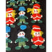 14 Vintage Adorable Christmas Ornaments 6” Handmade Girl & Boy Elves Japan -5k