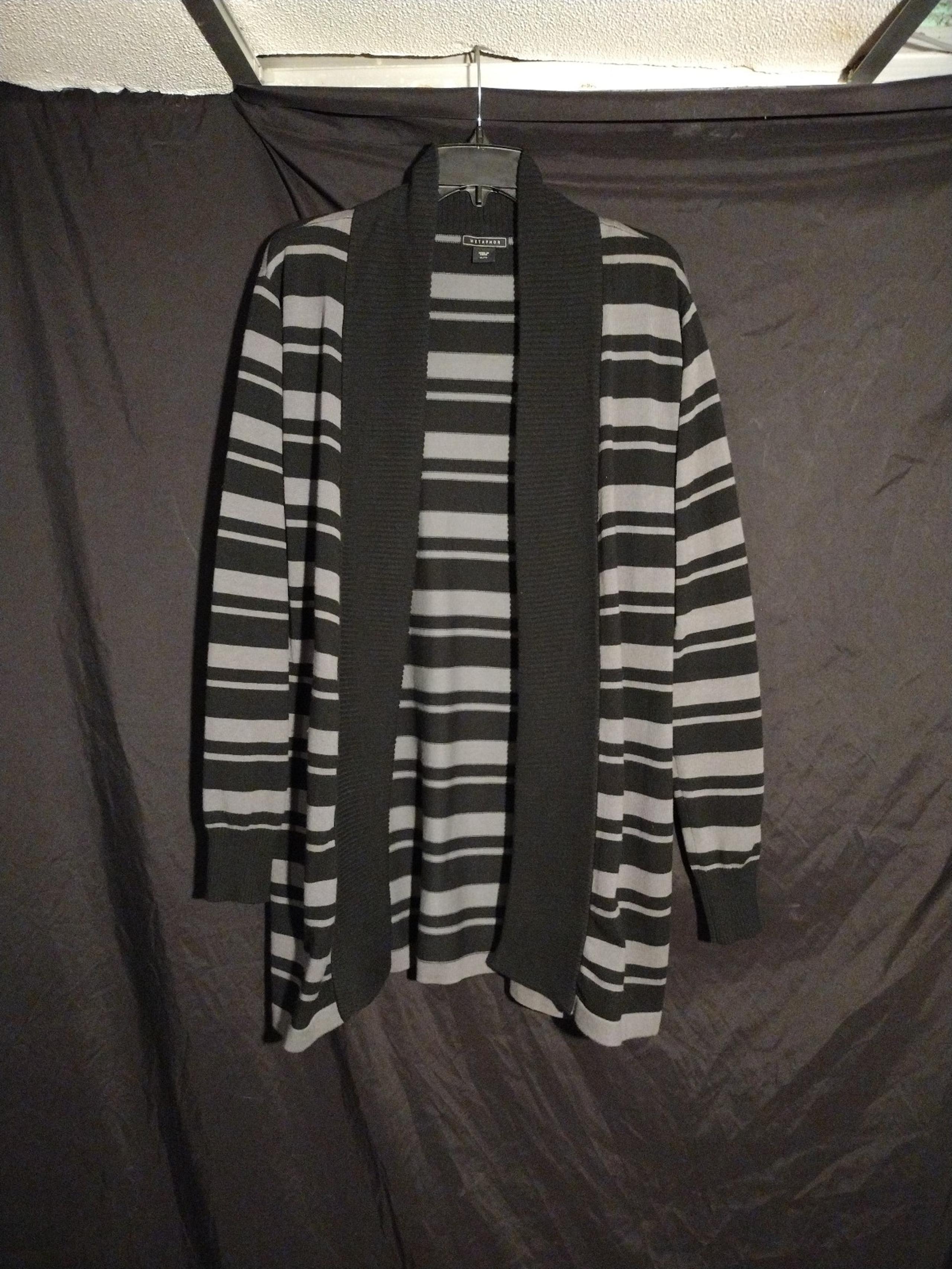 Black gray Cardigan XL