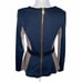 JAYGODFREY Colorblocked Peplum Long Sleeved Top Size 8