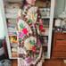 Duster jacket made from Vintage Chenille blanket