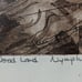 Lithograph “Woodland”, Original Signed W