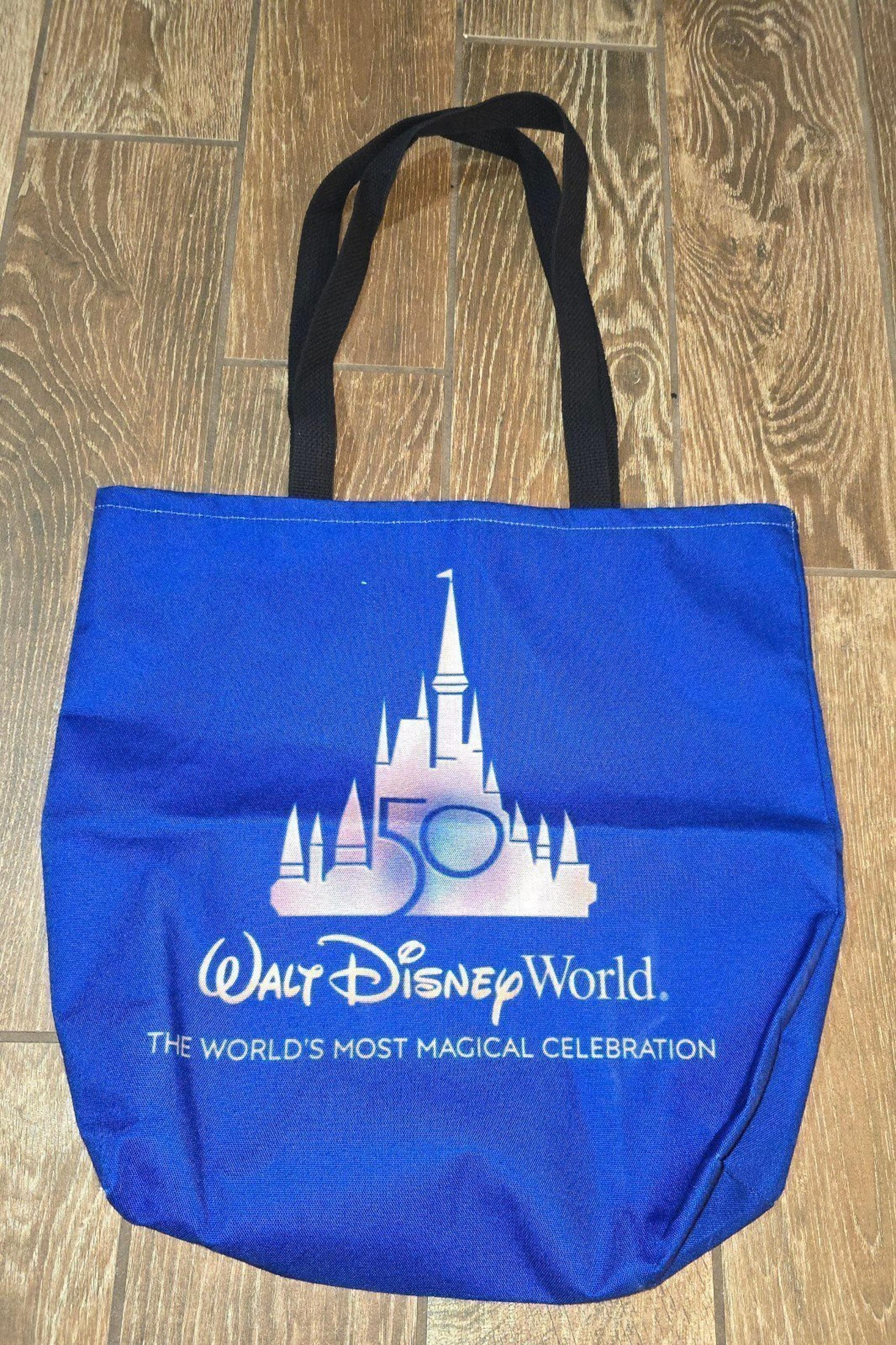 Walt Disney World 50th Anniversary Blue Castle Tote Bag