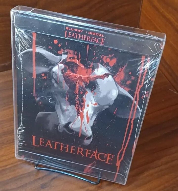 Leatherface Blu-ray Steelbook-NEW (Sealed)w/PROTECTIVE SLEEVE-Free Box Shipping!