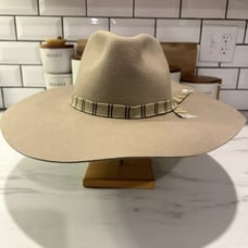 BRIXTON Women’s Casual Leigh Sand Felted Wool Fedora 11211 Sun Hat (Size Small)