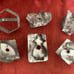 Primitive Antique Tin Handled Cookie Dough Cutters