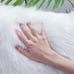 NEW Faux Fur Rug Sheepskin Shag Fluffy Fuzzy White 2x6ft Runner Rugs for Bedroom
