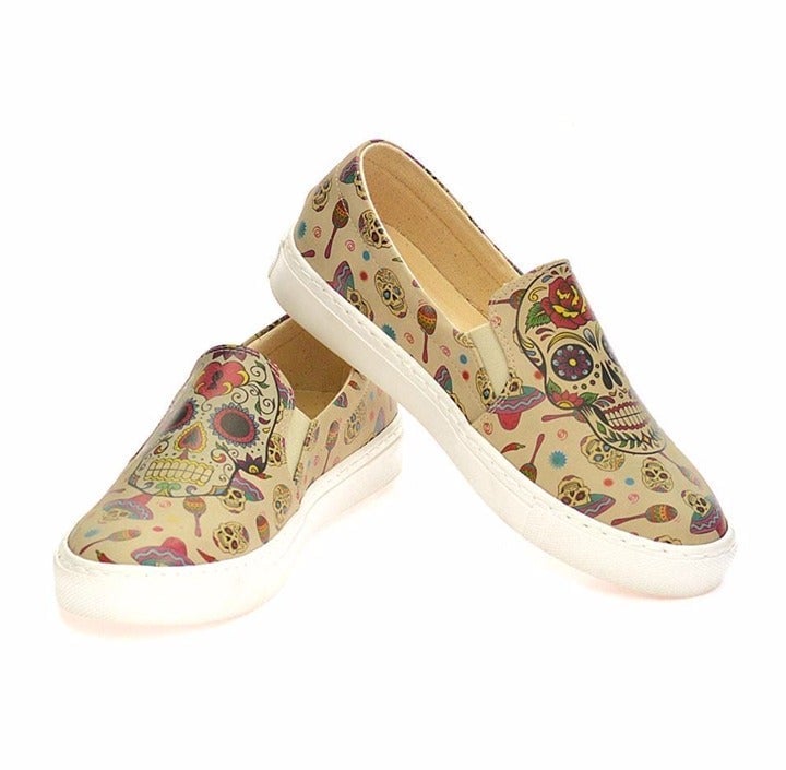 Dia de los Muertos Shoes - Size: 35 - Day of the Dead
