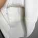 Cris Barros Solid White ruffle Mini Skirt Sz 38