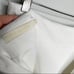Cris Barros Solid White ruffle Mini Skirt Sz 38
