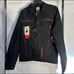 Industrial Indigo Black Denim Embellished Jacket with Rhinestones New Men’s Med