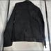 Industrial Indigo Black Denim Embellished Jacket with Rhinestones New Men’s Med