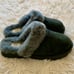 NWT ugg cozy shearling slippers in forest night