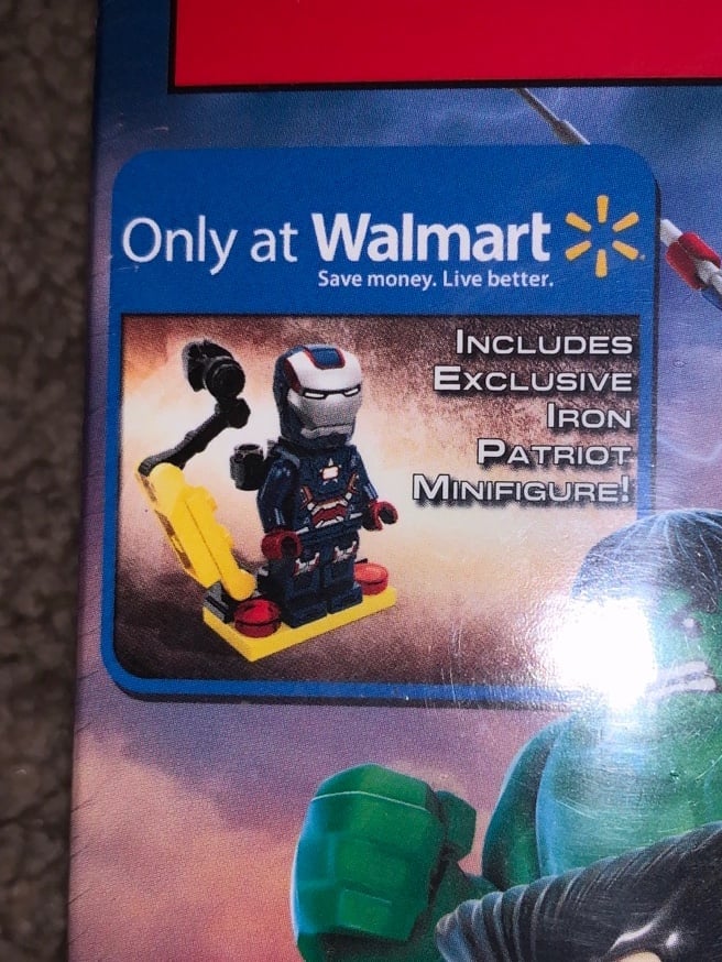 Lego marvel super heroes ps3 sealed iron patriot minifigure