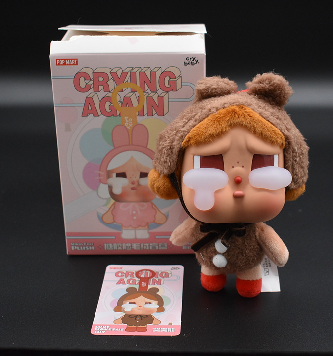 Pop Mart CRYBABY Crying Again Series Love Makes Us Cry Plush