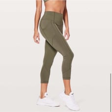 Lululemon All The Right Places Crop II 23 NWT Size 10