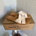 Born Ilana Leather Slide Sandal, Cushioned Padded, White Cream, Size 8, NWT