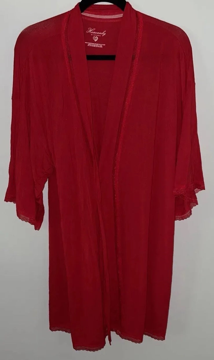 best choice stretchy very Red M Secret Victorias By Heavenly Modal tie no - robe Women best choice stretchy very Red M Secret Victorias By Heavenly Modal tie no - robe Women