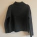 Madewell Donegal Belmont Mockneck Sweater Coziest Yarn Women’s XL Charcoal K5426