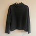 Madewell Donegal Belmont Mockneck Sweater Coziest Yarn Women’s XL Charcoal K5426