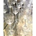 Vintage Libbey Rock Sharpe Cut Crystal Glass, Set Of 6 Sherry Glasses