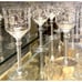 Vintage Libbey Rock Sharpe Cut Crystal Glass, Set Of 6 Sherry Glasses