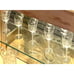 Vintage Libbey Rock Sharpe Cut Crystal Glass, Set Of 6 Sherry Glasses