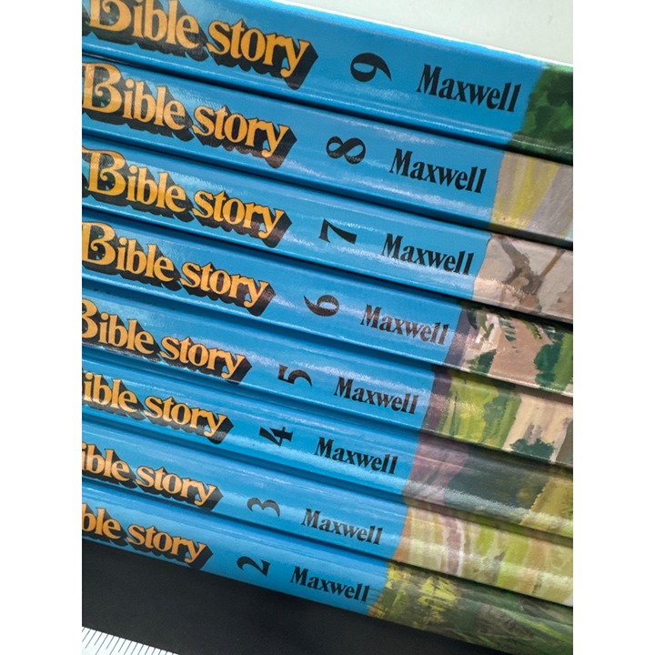 The Bible Story Set By Arthur S. Maxwell Volumes 2-9 Hardcover Illustrated Child