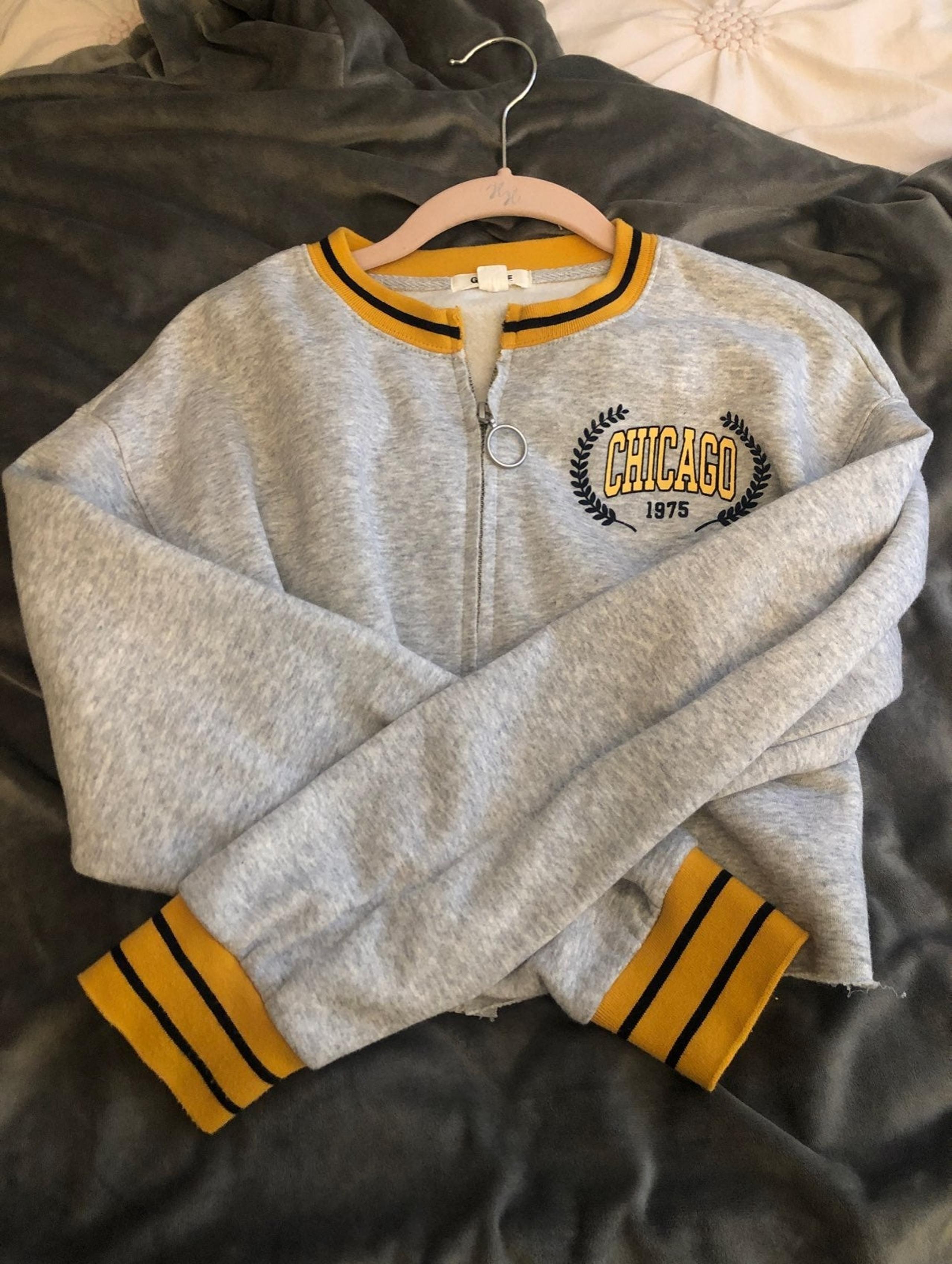 Chicago 1975 Cropped Zip Up