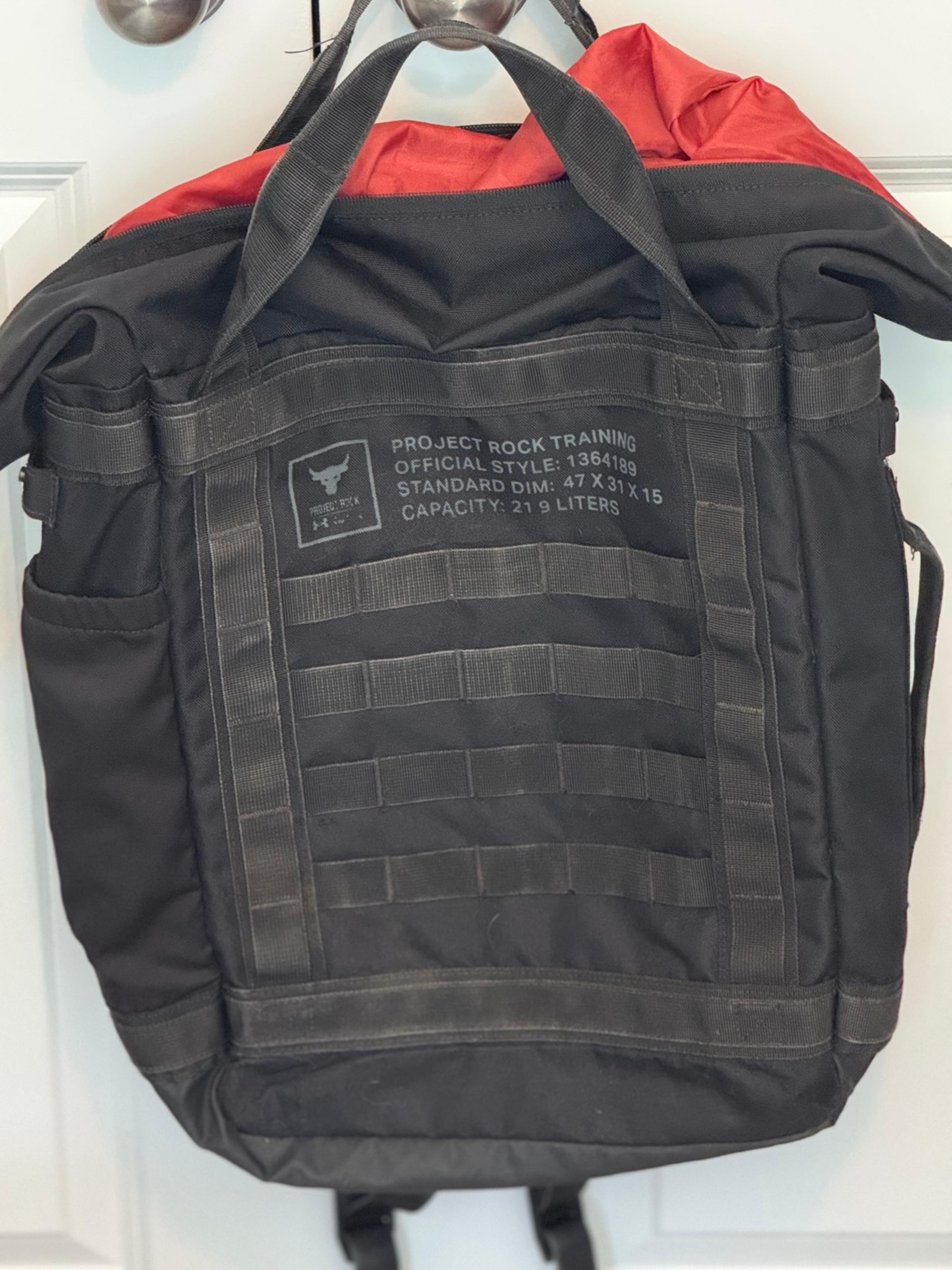 Under Armour Brand, Project Rock Training, Gym/School/Workout Athletic Backpack!