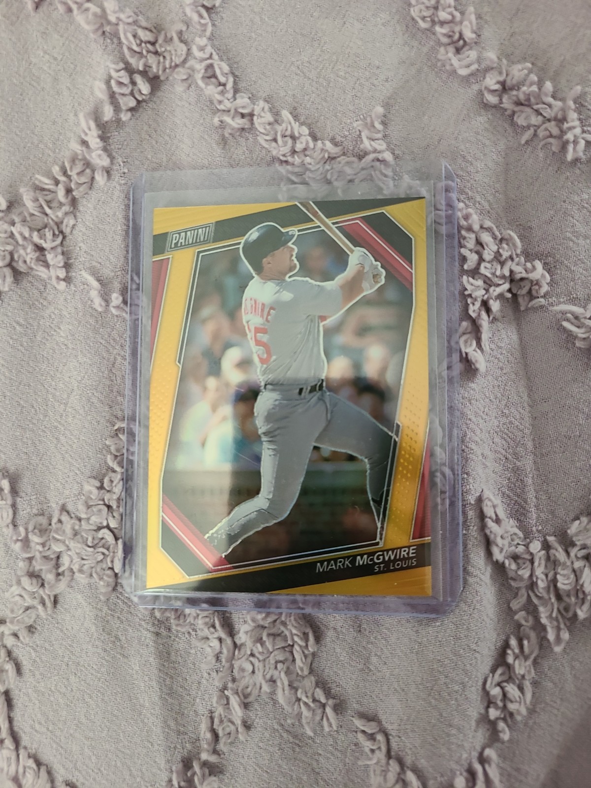 Mark McGwire gold panini 1/10