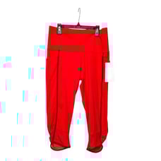 NWT! Athleta Red Salutation Stash Pocket Capri Size 1X MSRP 98