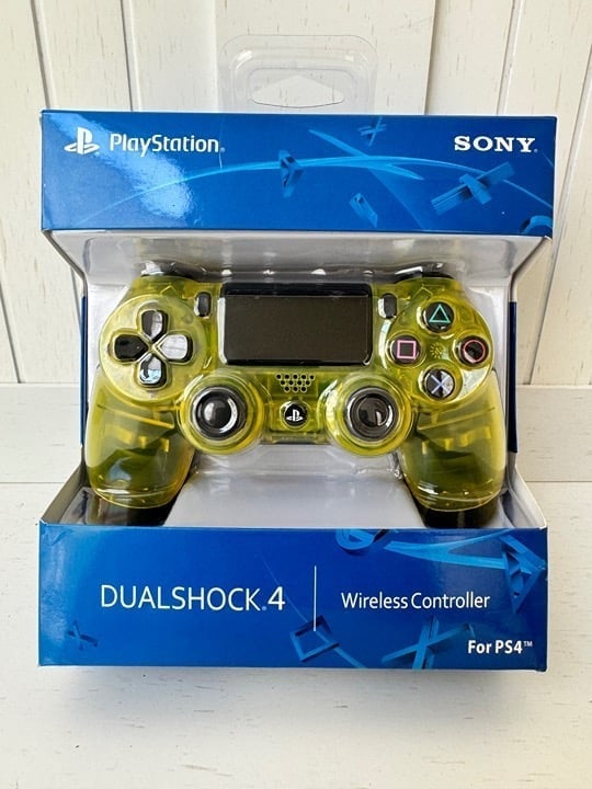 Wireless PS4 PlayStation 4 Controller for Sony PS4 Console - Crystal Yellow
