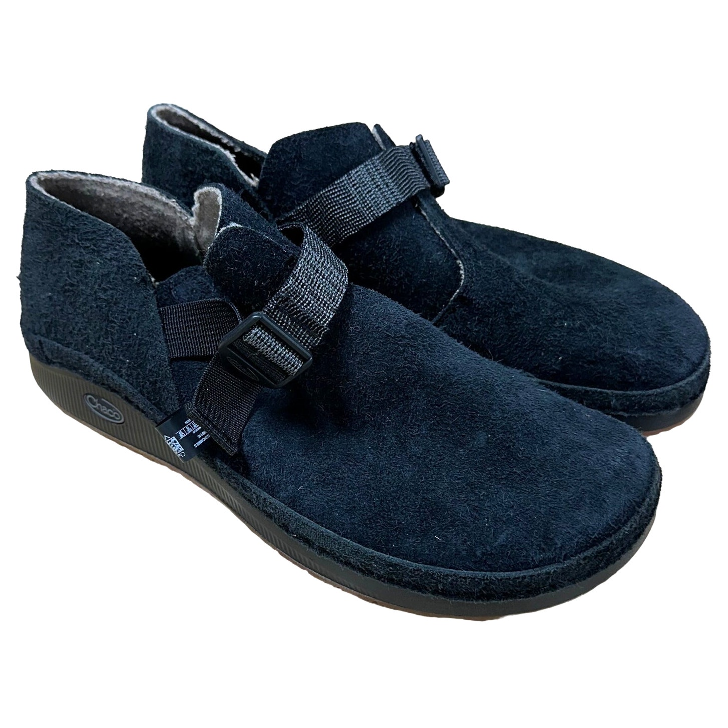 Chaco Men's Paonia Clog Black Waterproof Suede Size 12 New Without Box