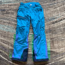 Men's Outdoor Research Thermore Offchute Blue Winter Snowboard Ski Pants Sz M