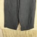 FLAX black 100% linen wide leg crop pants S