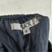 FLAX black 100% linen wide leg crop pants S