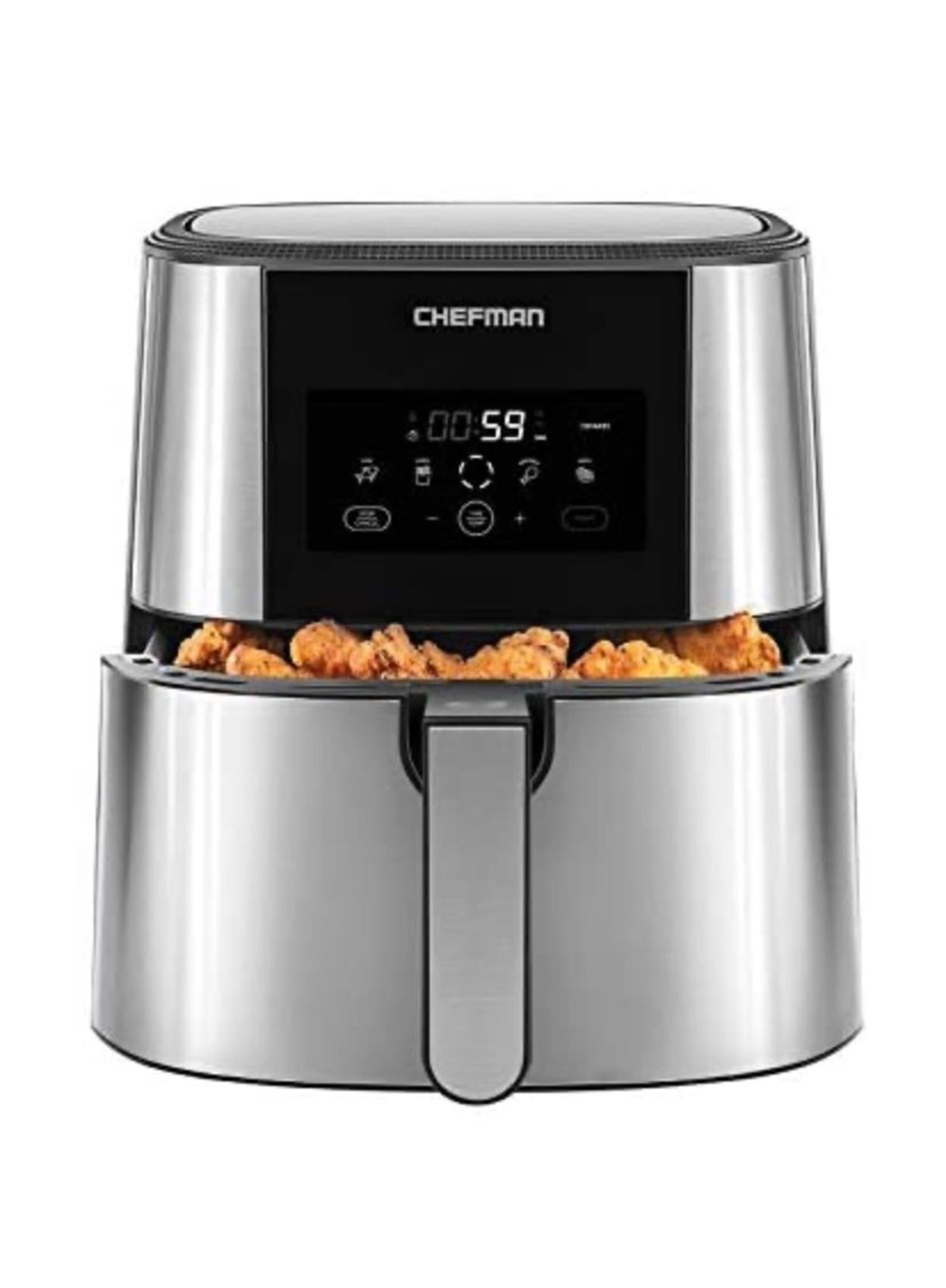 Air Fryer Chefman 5 quarts stainless ste