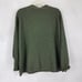 NEW NIC+ZOE Plus 1X Shine Embellished Pullover Sweater in Olive Green 178