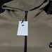 Nike Tech Fleece Windrunner Full Zip Hoodie Size 4XL Khaki Black FB7921-247