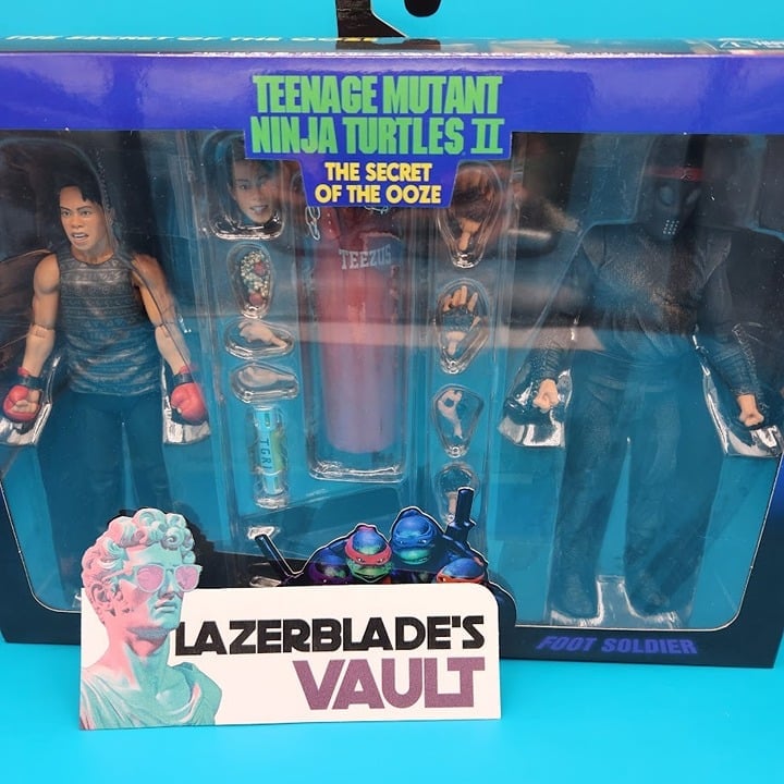 NECA TMNT SOTO Keno and Foot Soldier 2 Pack, NEW
