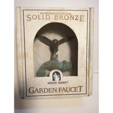 White Swan Bronze Hummingbird Garden Faucet 1990