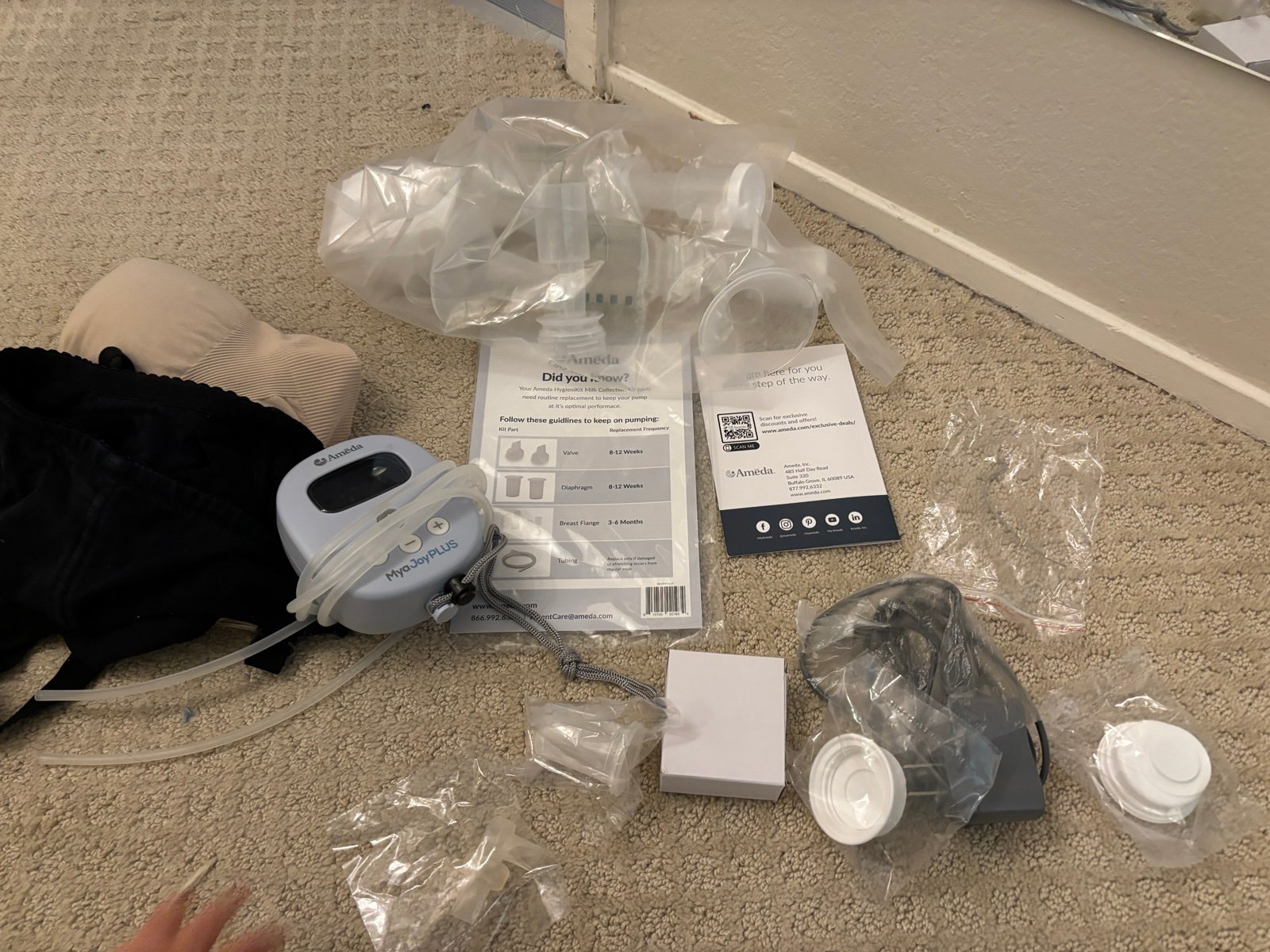Ameda Mya Joy Plus full set