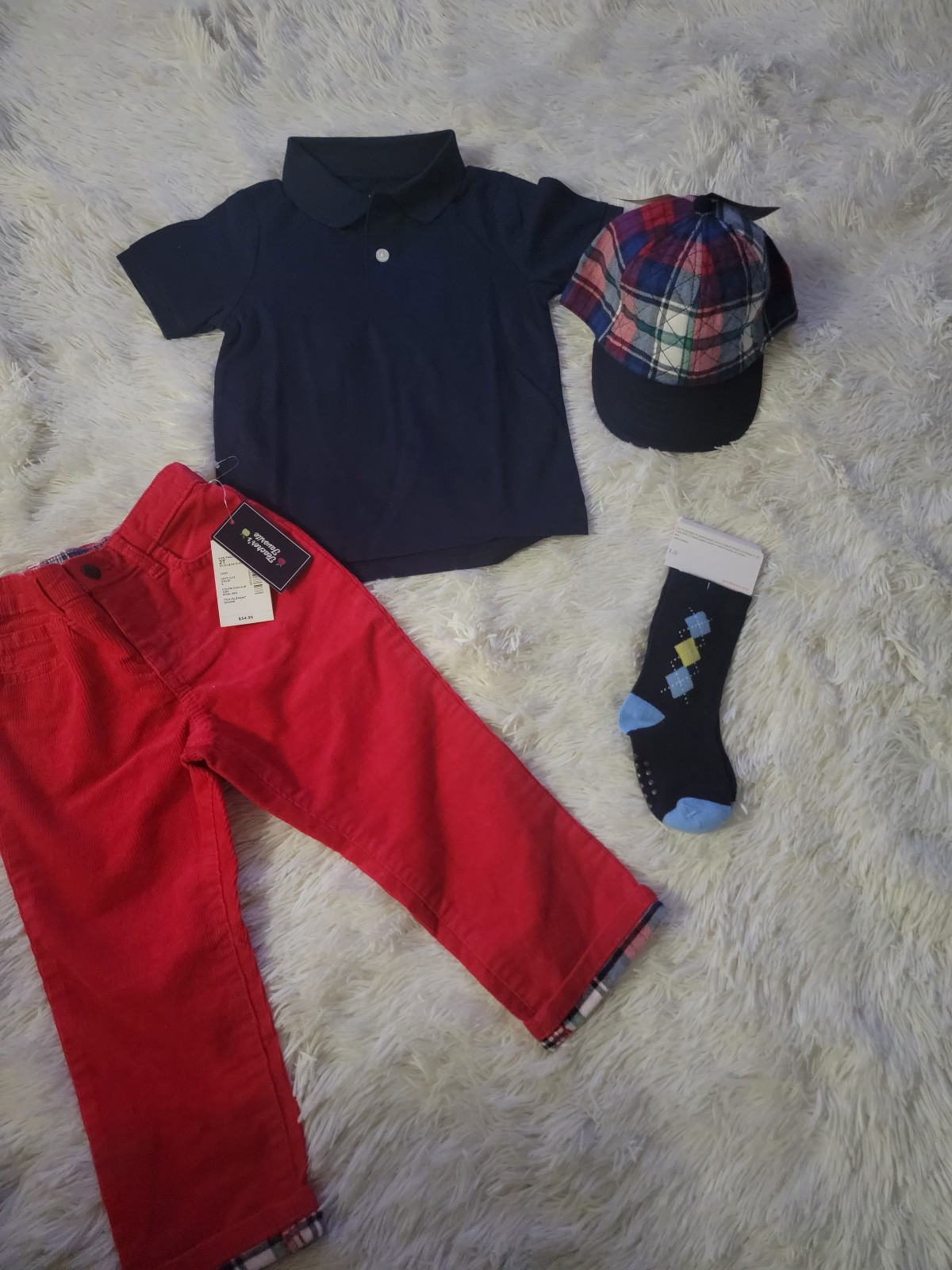 Boys Gymboree Bundle of Pants, Shirt, Hat and Socks 2T NWT