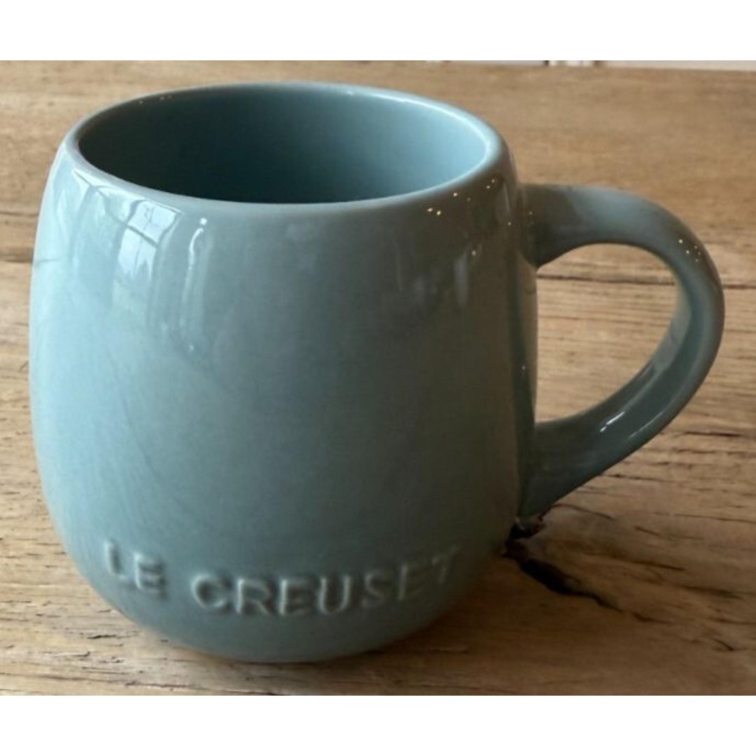 Le Creuset Stoneware Coupe Sphere Mug 10oz/320ml Sea Salt NEW