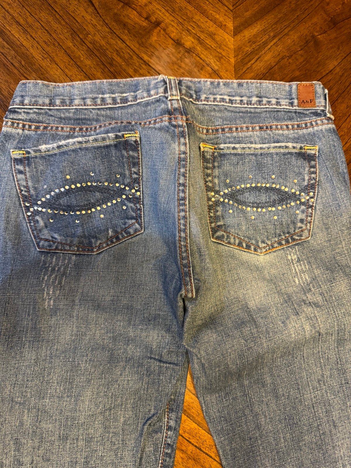 Abercrombie & Fitch rhinestone jeans