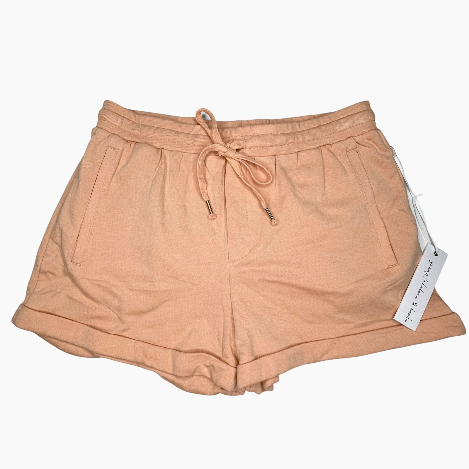 Young Fabulous & Broke Sweat Shorts Peach Large NEW