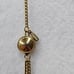Vintage Monet Tassel Lariat Necklace Goldtone Chain Disc Cap Elongated Bead