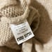Ciao Lucia Torino Cable Knit Collared Cropped Sweater in Sand