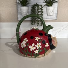 Blue Sky Clayworks Ladybug Teapot